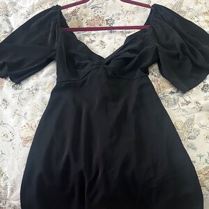 Abercrombie & Fitch Black Long Sleeve Dress